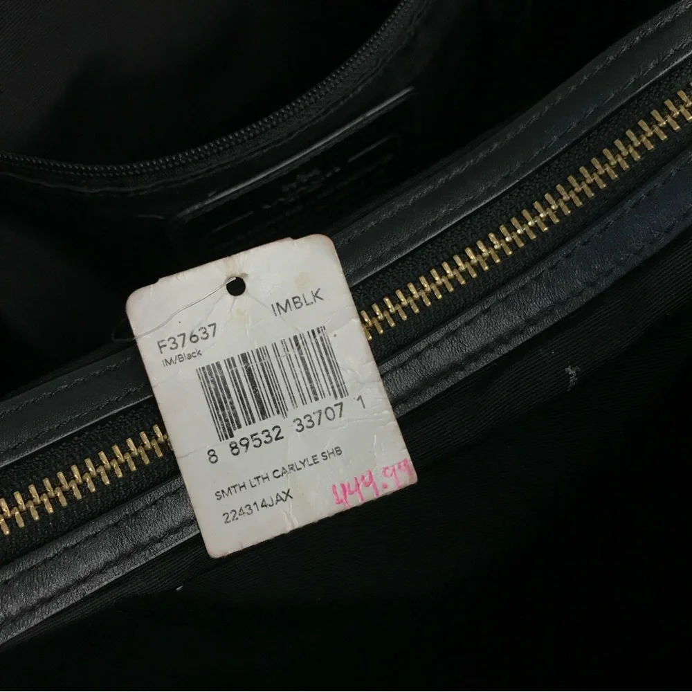 COACH MADISON CARLYLE SMOOTH LEATHER SHOULDER BAG